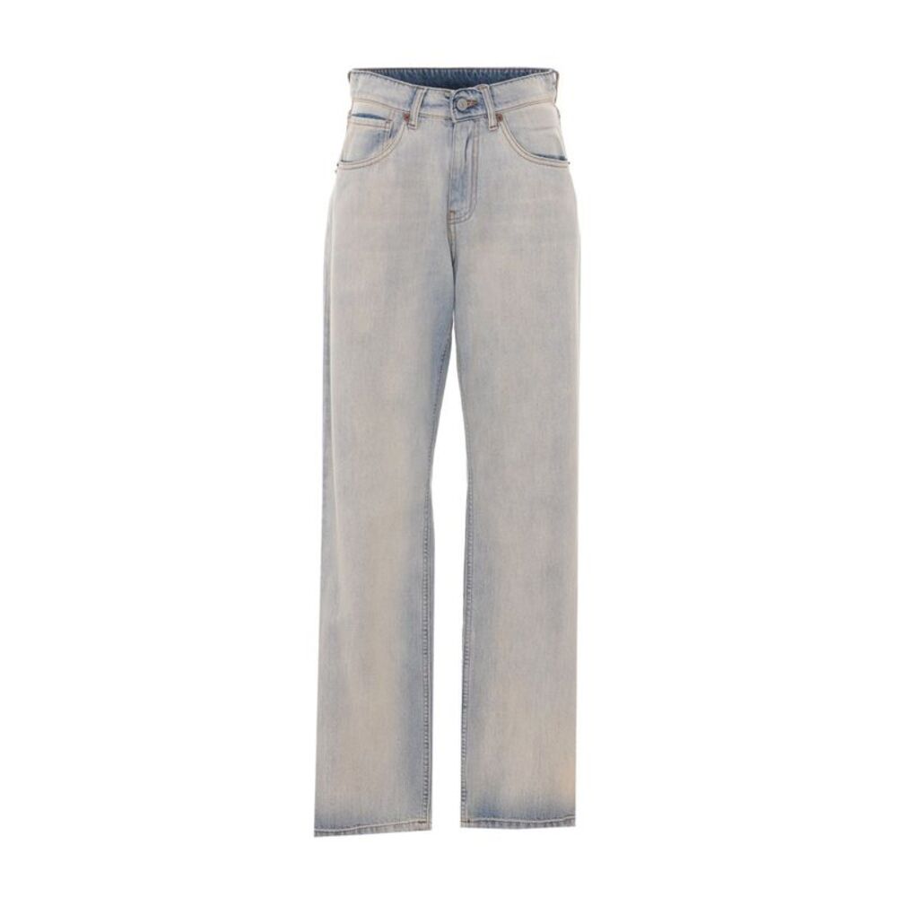 Mm6 Maison Margiela Women Numeric Signature Straight-Leg Jeans